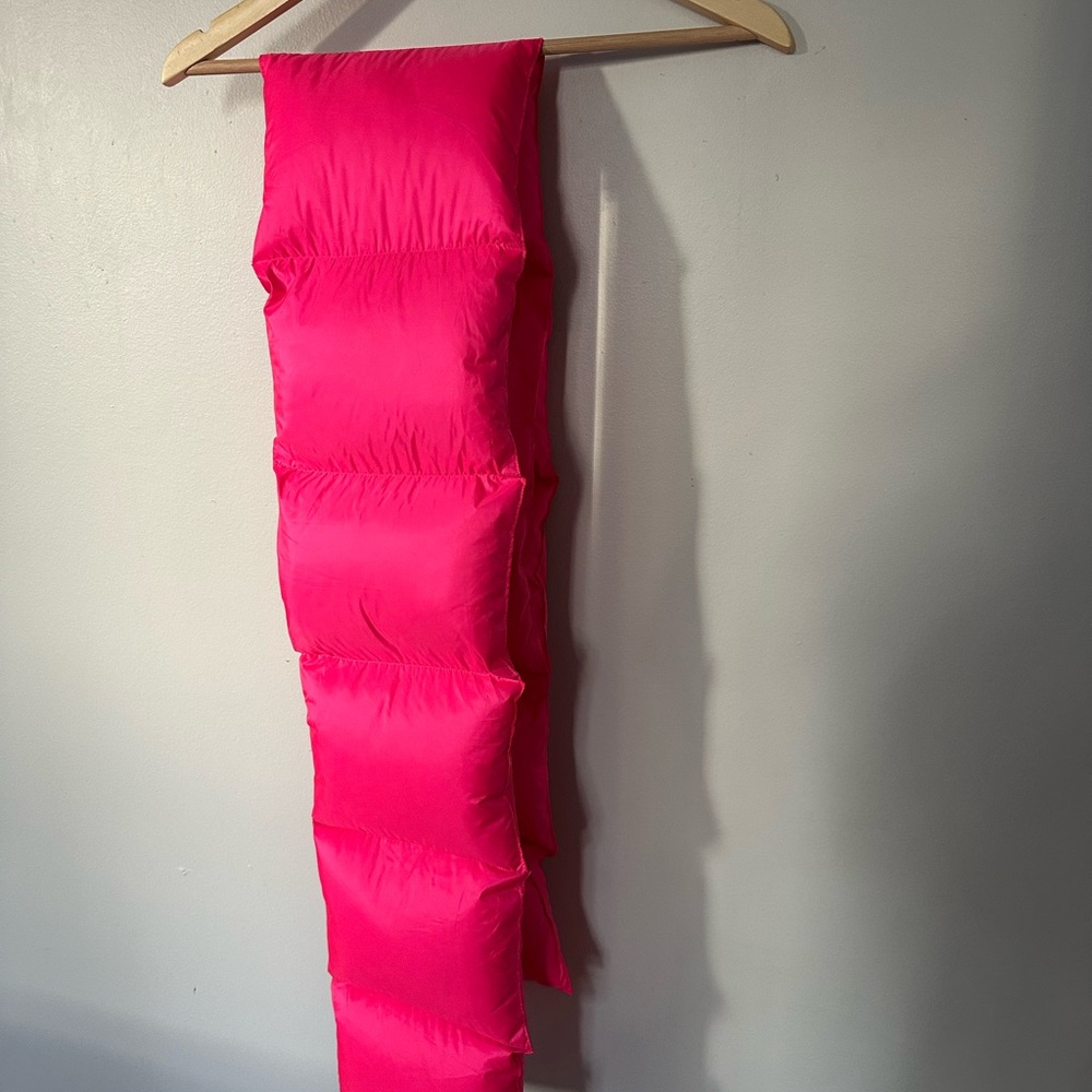 TNA Hot Pink Puffer Scarf